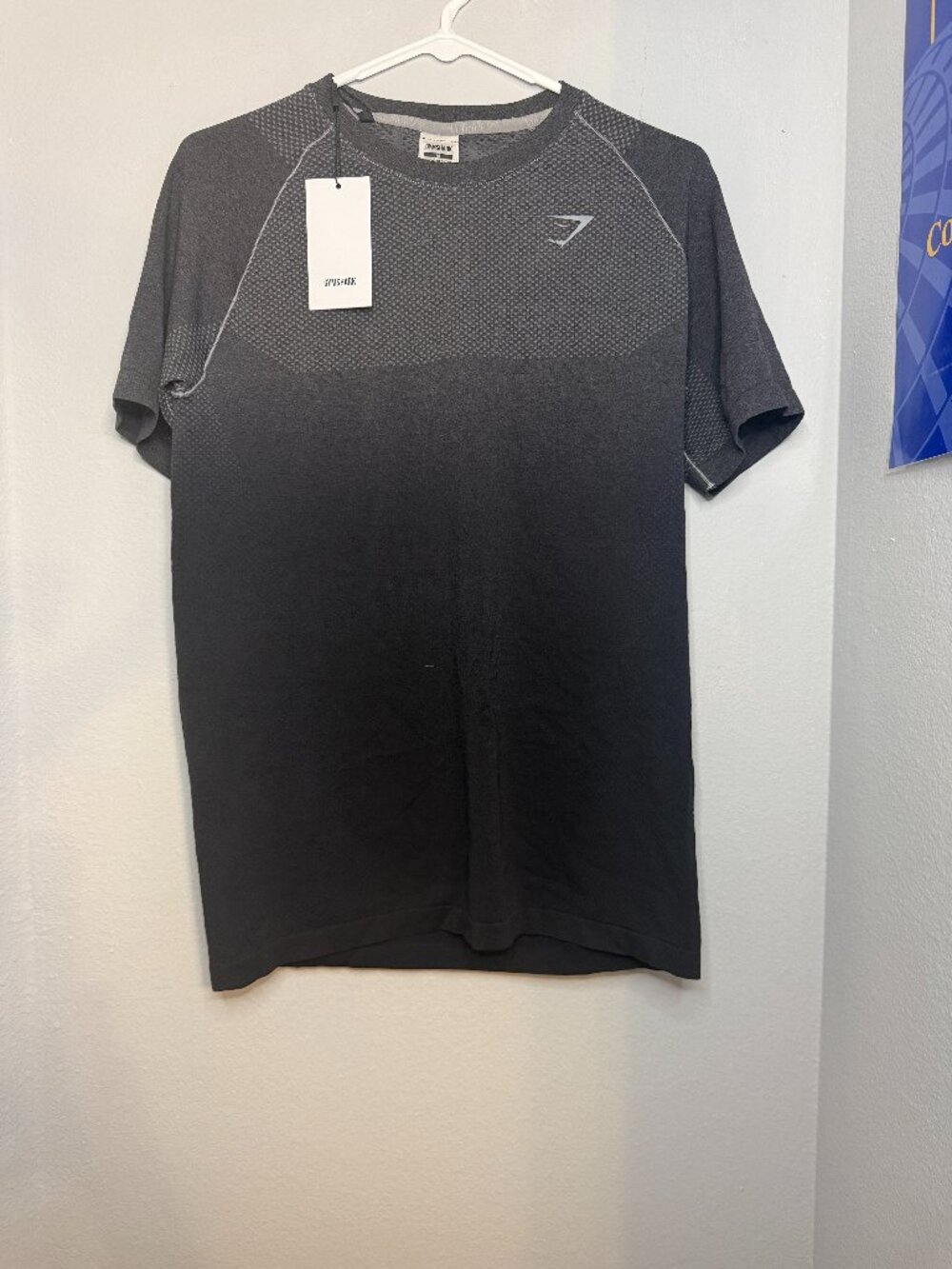 Gymshark Vital Short Sleeve T-Shirt Mens Medium Gray Marl NWT